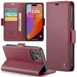 Card holder With Leather Phone Case