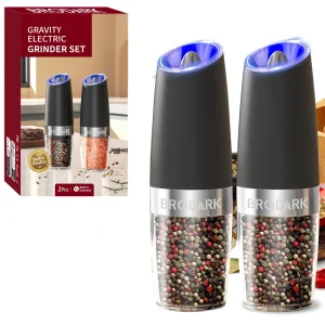 Gravity Electric Salt And Pepper Grinder Set