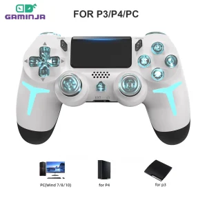 GAMINJA Wireless Game Controller For PS4 PS3